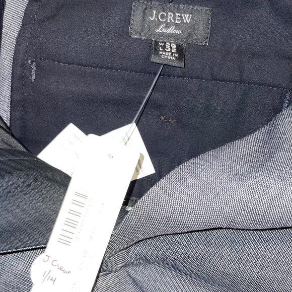 J.Crew Ludlow classic stretch gray Men’s dress pants size 29x32 NWT - Picture 5 of 10